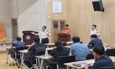 김천소방서, 스프링클러 미설치 아파트 ‘소방안전관리강화 교육’ 실시